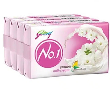 Godrej No.1 Jasmine Milk Cream soap 4*47 g