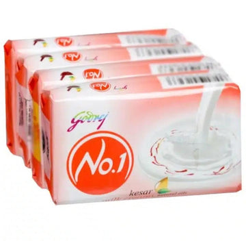 Godrej No.1 Kesar Milksoap 4 *43 g