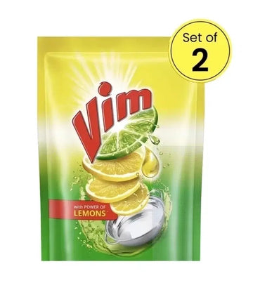 Vim Liquid Dishwash Gel Lemon 750 ml