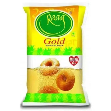 Raag Gold Palmolein Refined Oil 650 g (Pouch)