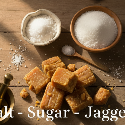 Salt, Sugar & Jaggery